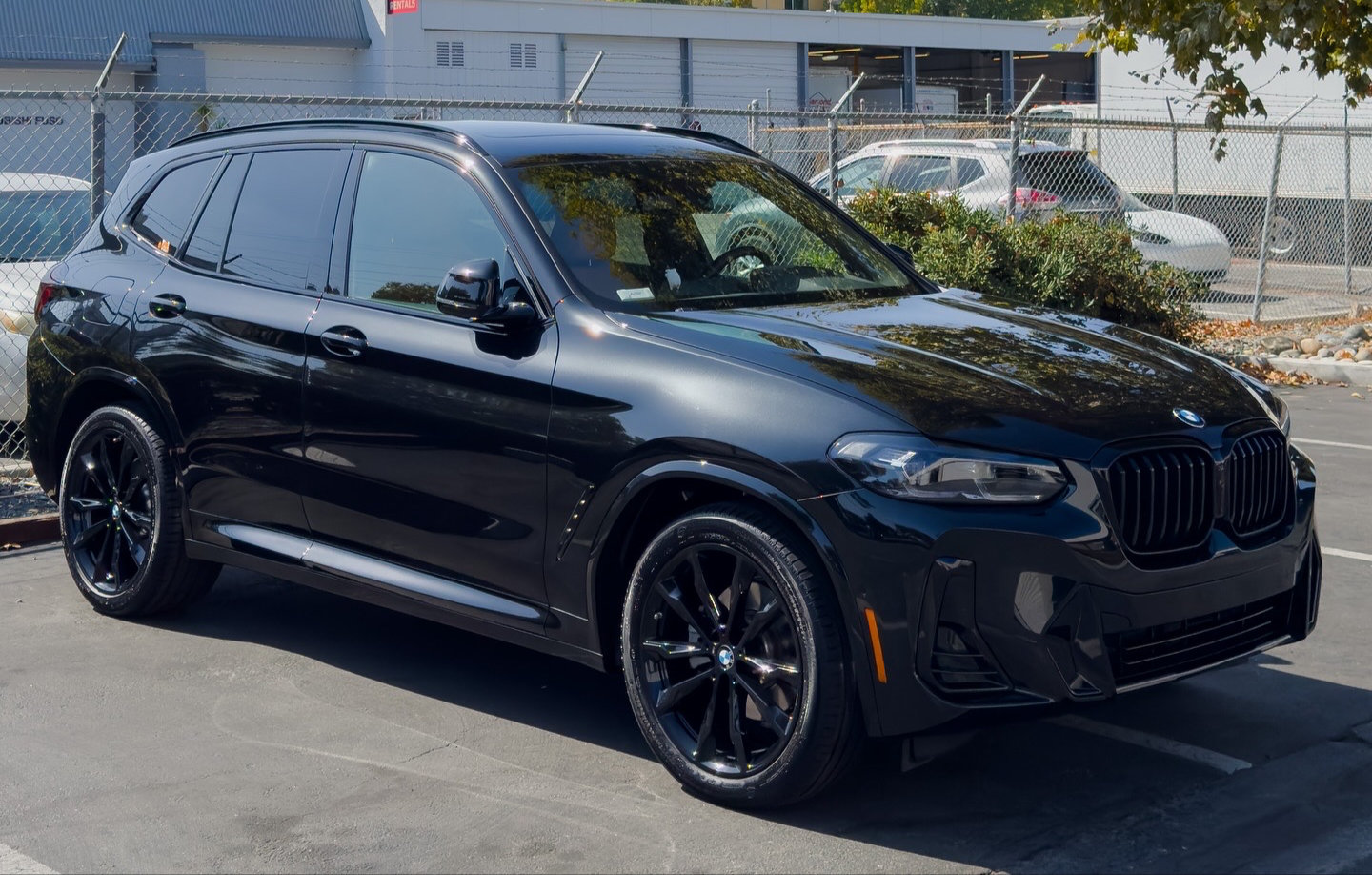 Black BMW SUV at Detail Pros